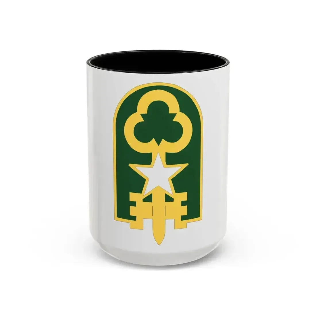 300 Military Police Brigade 2 (U.S. Army) Accent Coffee Mug 15oz Black - Go Mug Yourself