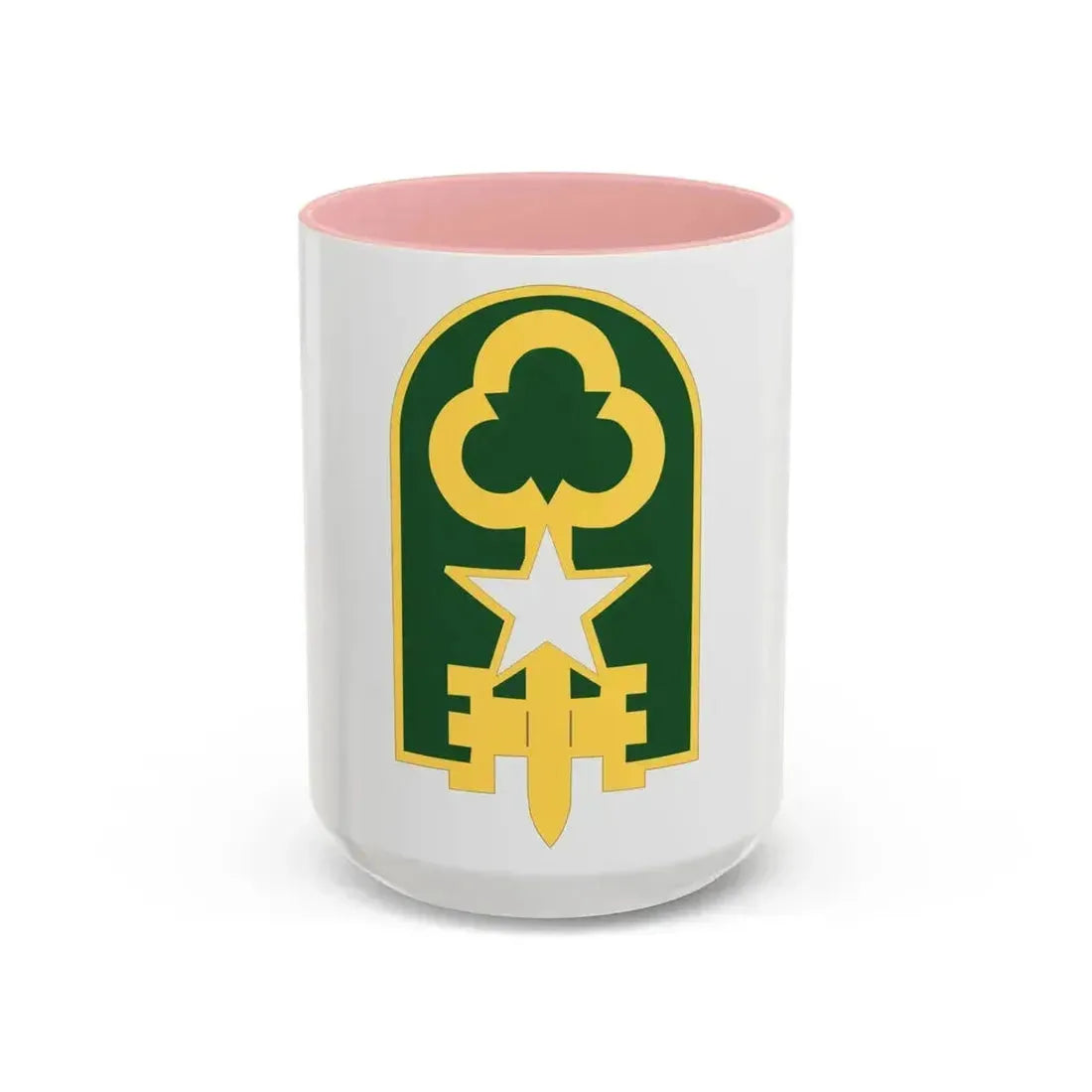 300 Military Police Brigade 2 (U.S. Army) Accent Coffee Mug 15oz Pink - Go Mug Yourself