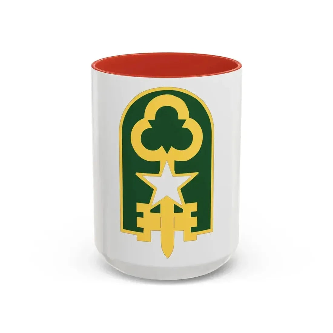 300 Military Police Brigade 2 (U.S. Army) Accent Coffee Mug 15oz Red - Go Mug Yourself