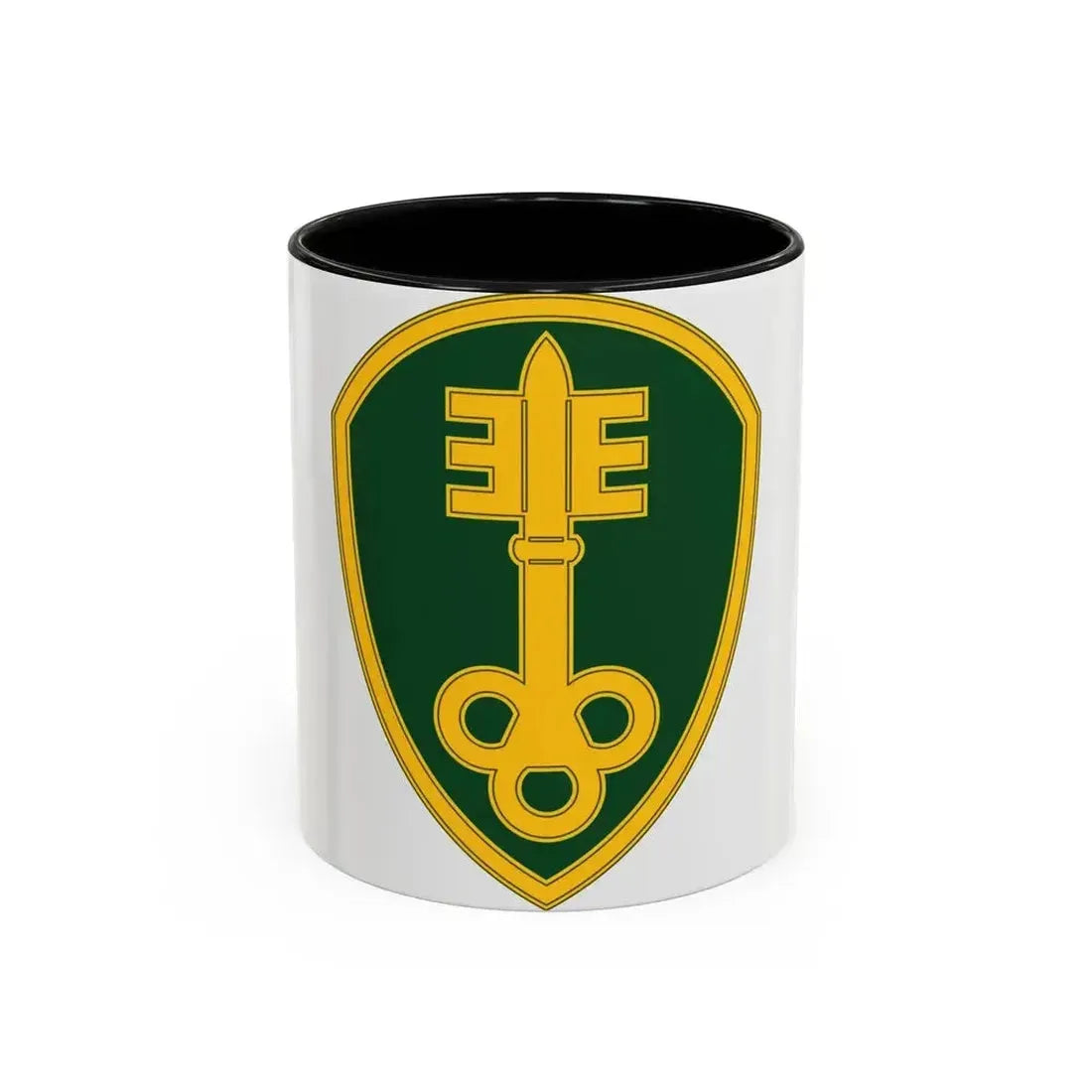 300 Military Police Brigade 3 (U.S. Army) Accent Coffee Mug 11oz Black - Go Mug Yourself