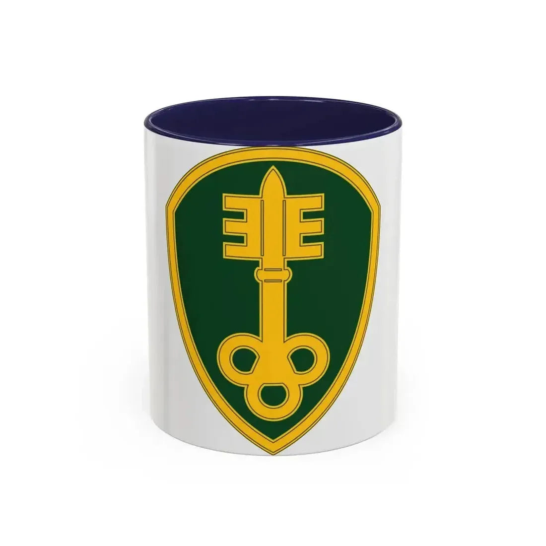 300 Military Police Brigade 3 (U.S. Army) Accent Coffee Mug 11oz Navy - Go Mug Yourself