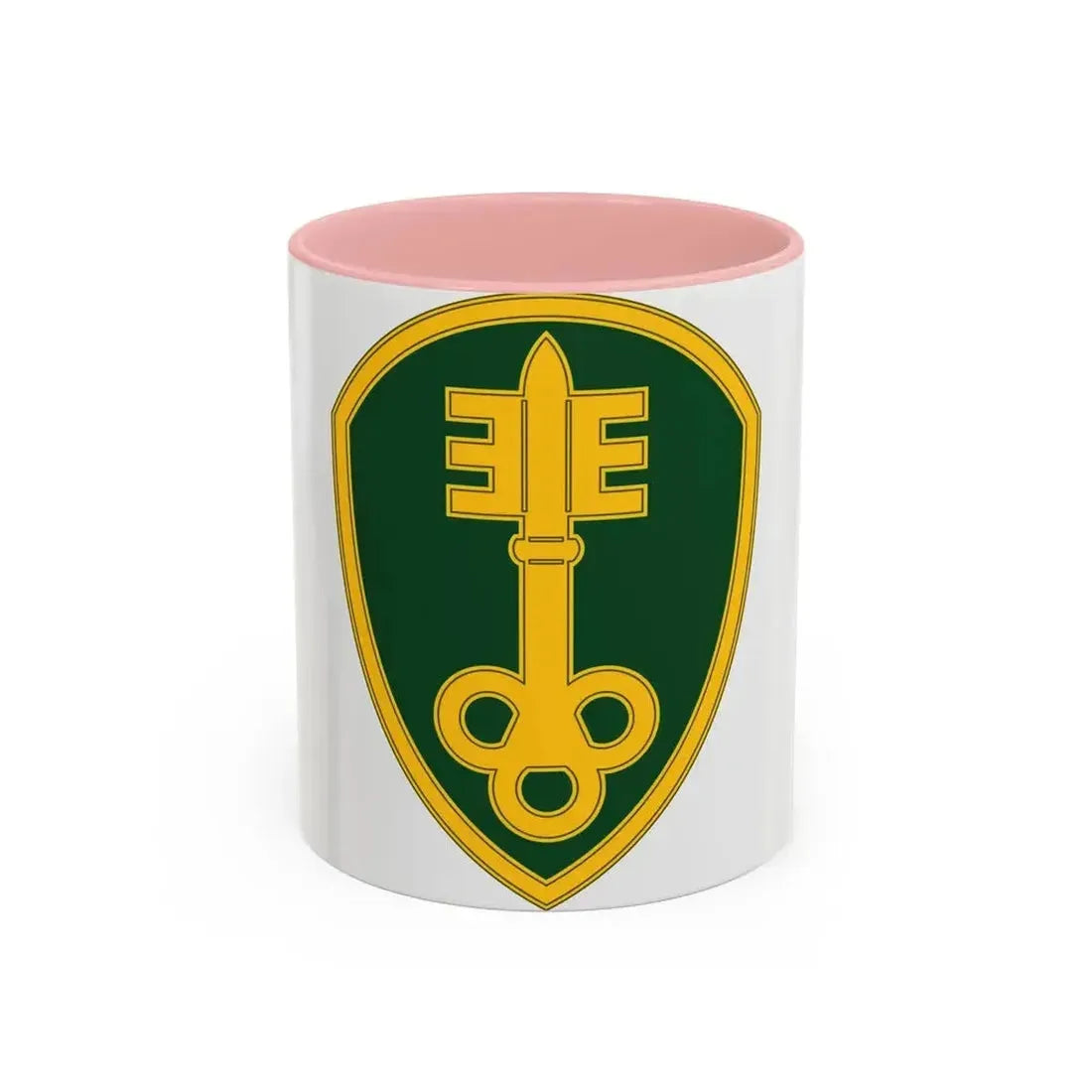 300 Military Police Brigade 3 (U.S. Army) Accent Coffee Mug 11oz Pink - Go Mug Yourself