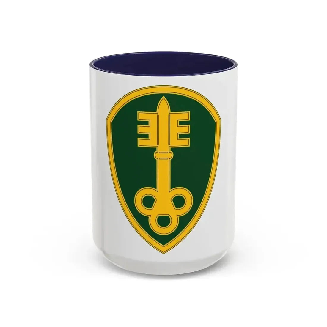 300 Military Police Brigade 3 (U.S. Army) Accent Coffee Mug 15oz Navy - Go Mug Yourself
