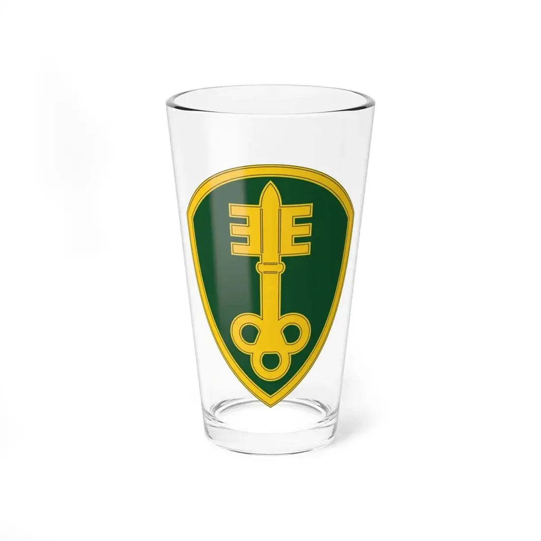 300 Military Police Brigade 3 (U.S. Army) Pint Glass 16oz 16oz - Go Mug Yourself