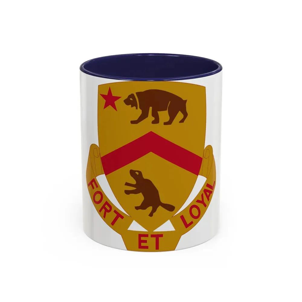 301 Cavalry Regiment (U.S. Army) Accent Coffee Mug 11oz Navy - Go Mug Yourself