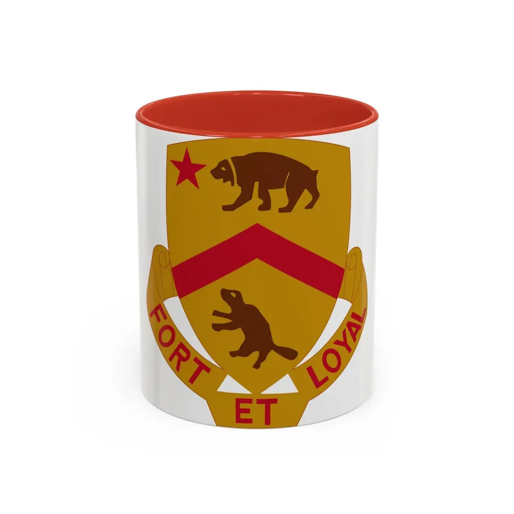 301 Cavalry Regiment (U.S. Army) Accent Coffee Mug 11oz Red - Go Mug Yourself