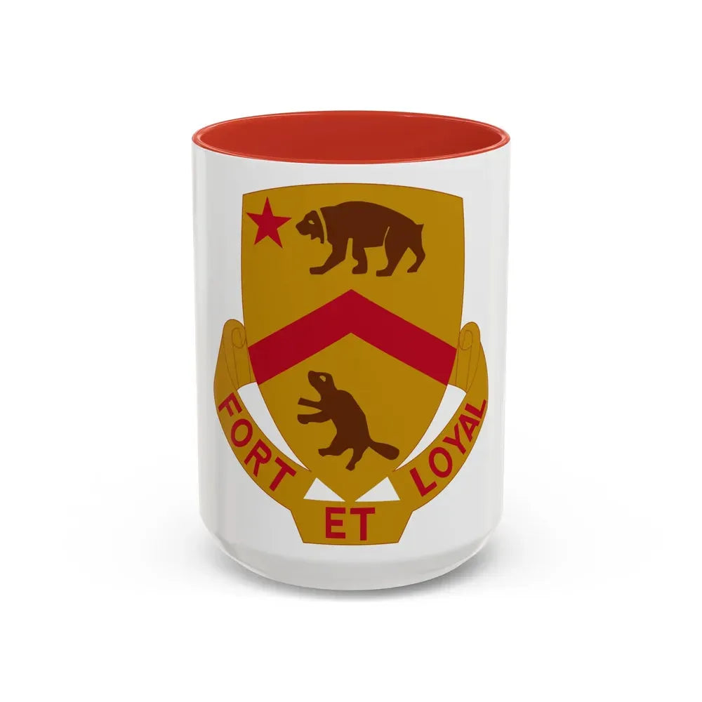 301 Cavalry Regiment (U.S. Army) Accent Coffee Mug 15oz Red - Go Mug Yourself