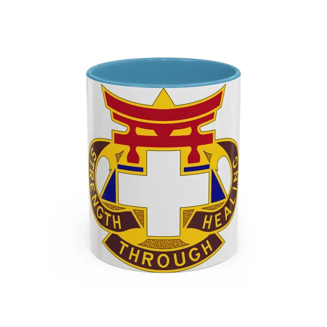301 Field Hospital (U.S. Army) Accent Coffee Mug 11oz Light Blue - Go Mug Yourself