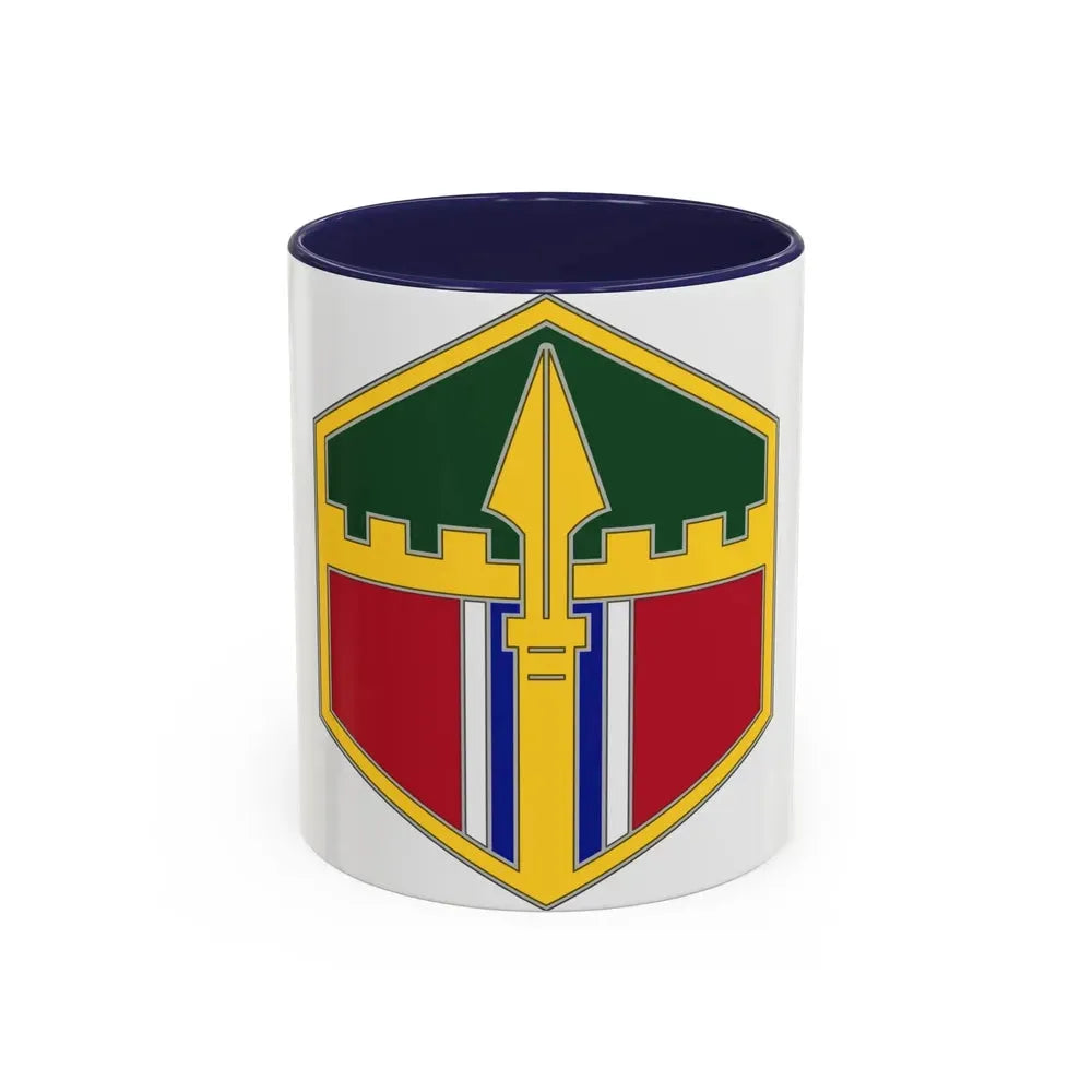 301 Maneuver Enhancement Brigade (U.S. Army) Accent Coffee Mug 11oz Navy - Go Mug Yourself