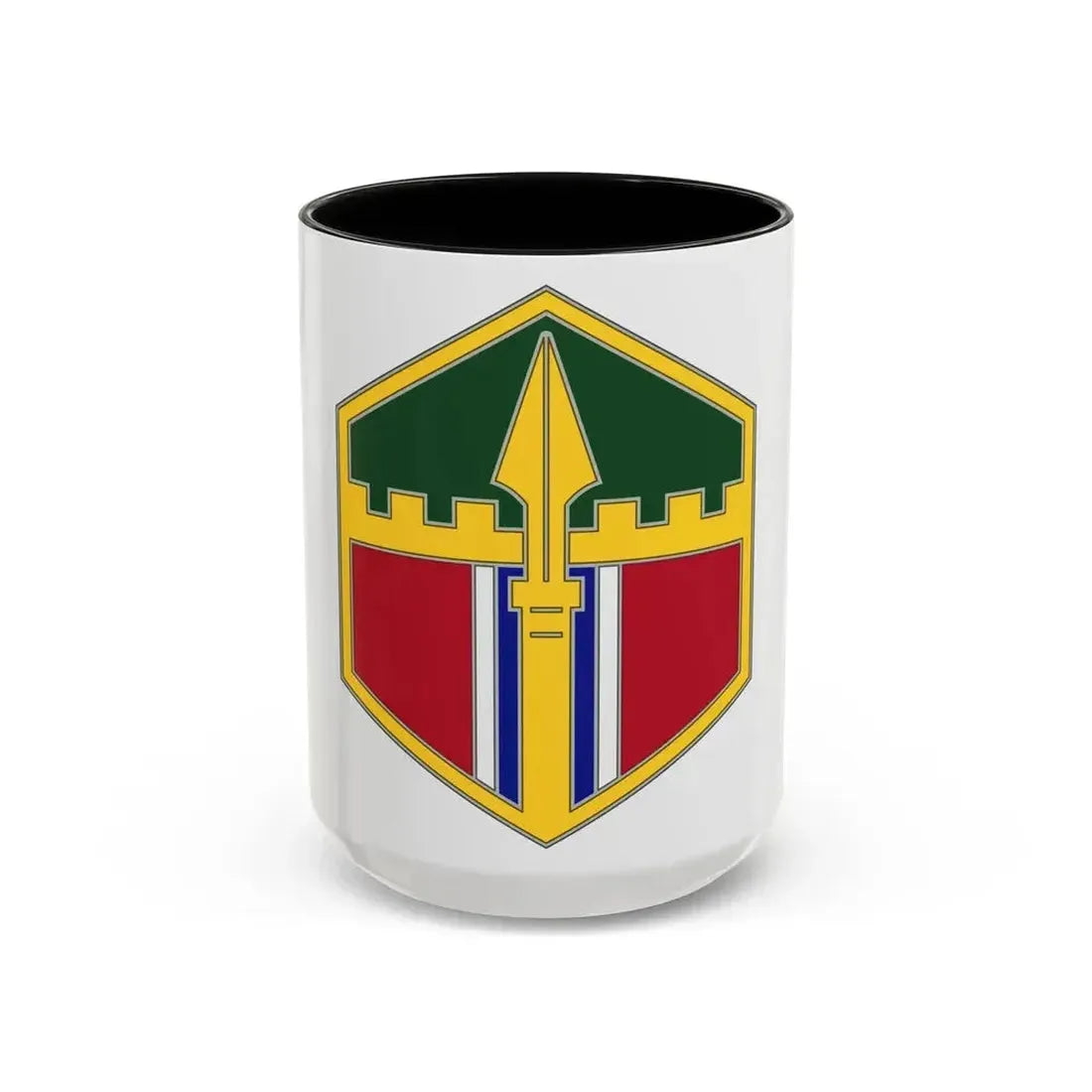 301 Maneuver Enhancement Brigade (U.S. Army) Accent Coffee Mug 15oz Black - Go Mug Yourself