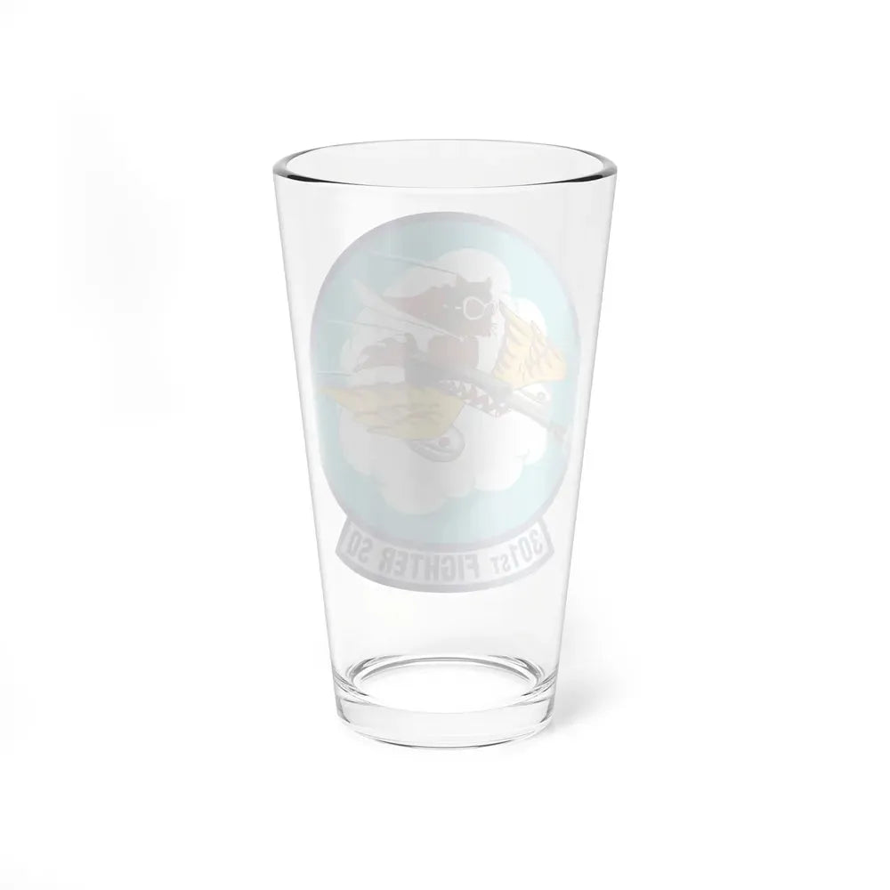 301st Fighter Squadron AETC Emblem (U.S. Air Force) Pint Glass 16oz - Go Mug Yourself