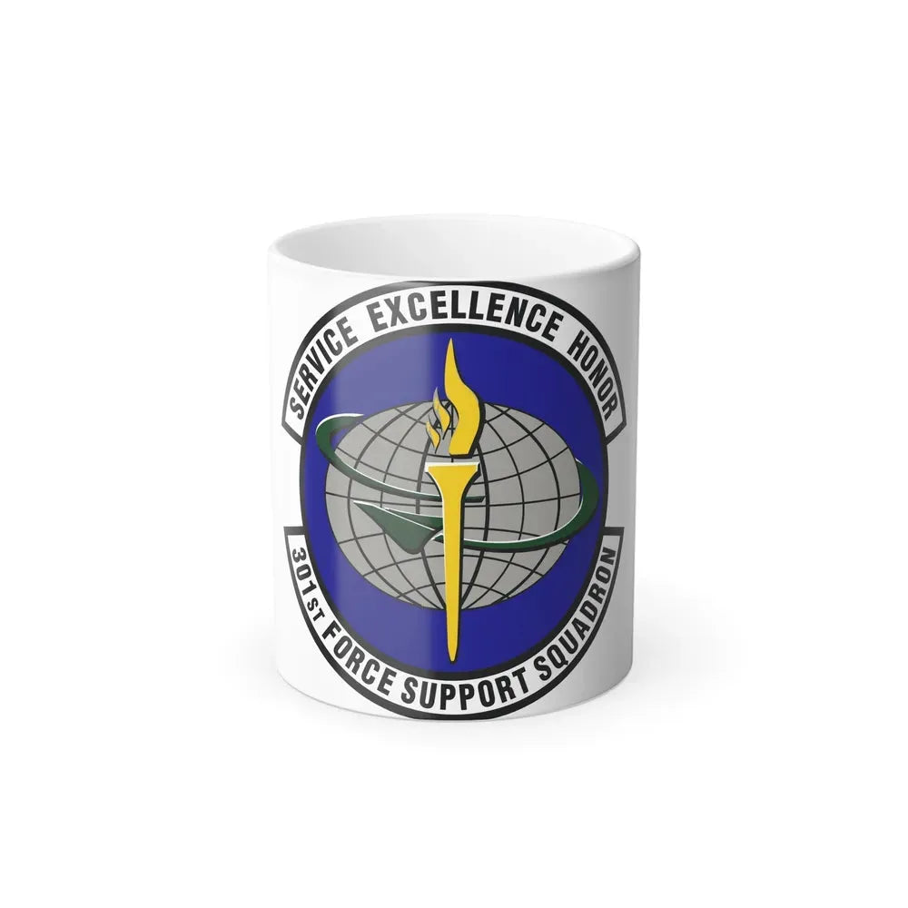301st Force Support Squadron (U.S. Air Force) Color Changing Coffee Mug 11oz - Go Mug Yourself