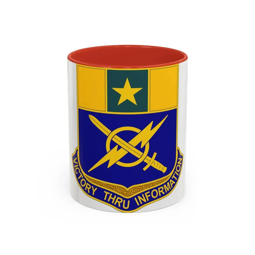 302 Information Operations Battalion (U.S. Army) Accent Coffee Mug 11oz Red - Go Mug Yourself