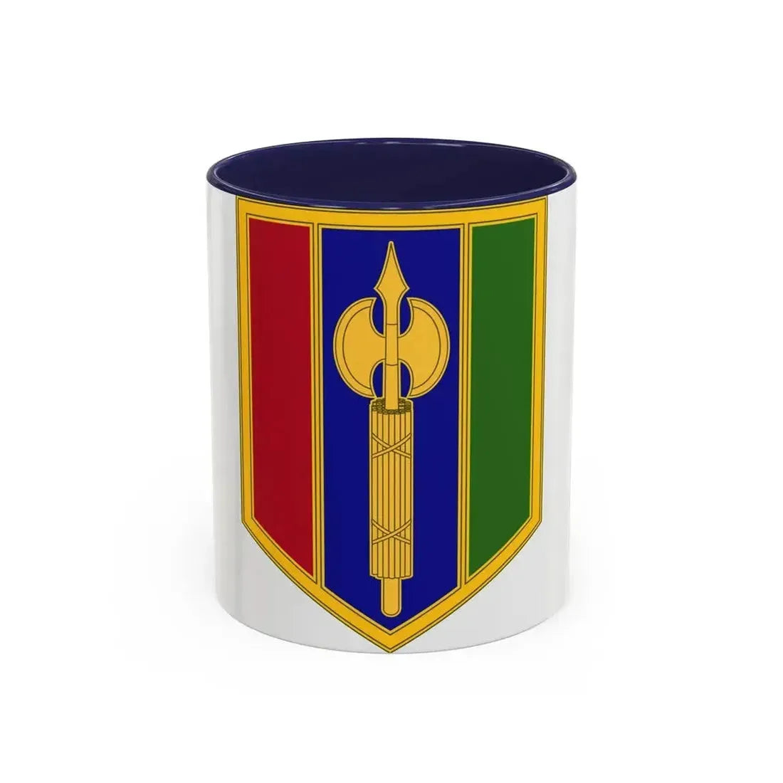 302 Maneuver Enhancement Brigade (U.S. Army) Accent Coffee Mug 11oz Navy - Go Mug Yourself
