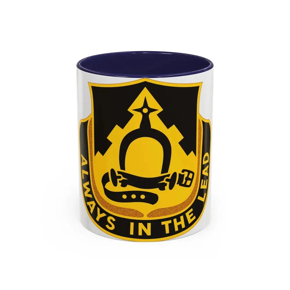 303 Cavalry Regiment WAARNG (U.S. Army) Accent Coffee Mug 11oz Navy - Go Mug Yourself