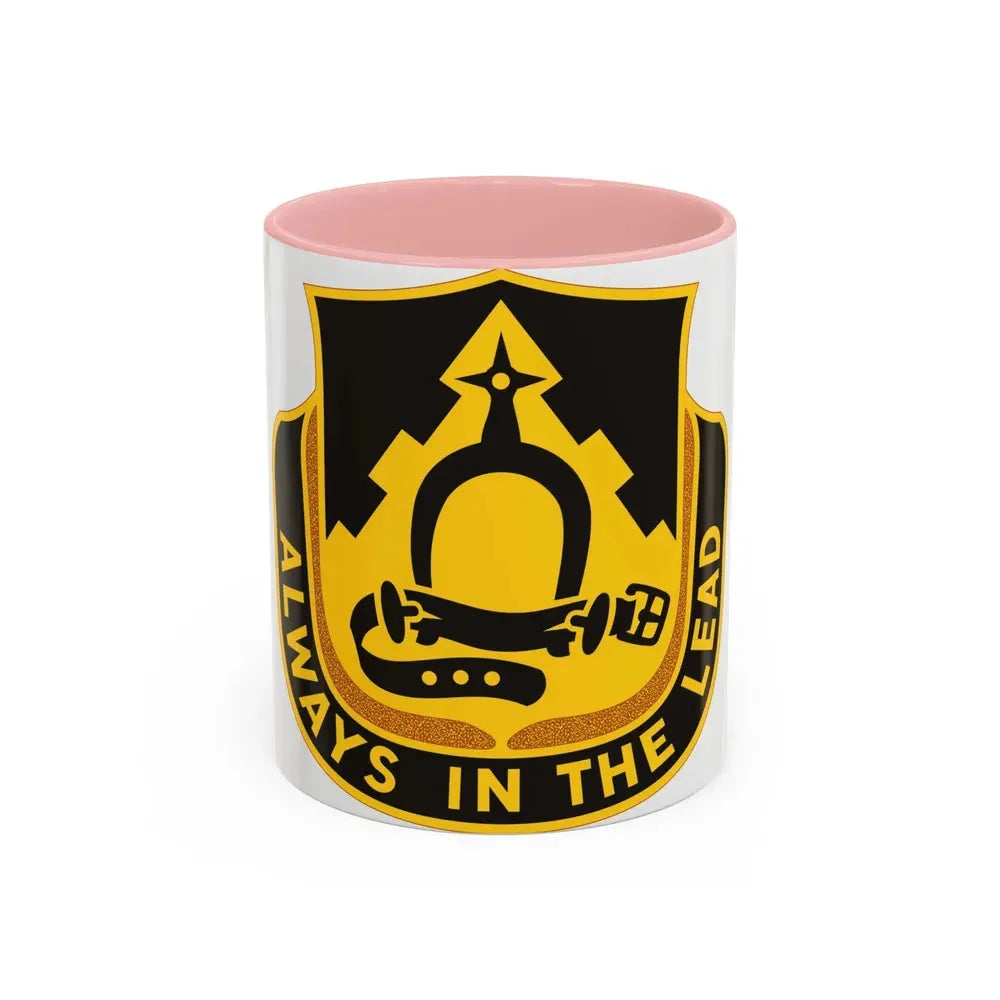 303 Cavalry Regiment WAARNG (U.S. Army) Accent Coffee Mug 11oz Pink - Go Mug Yourself