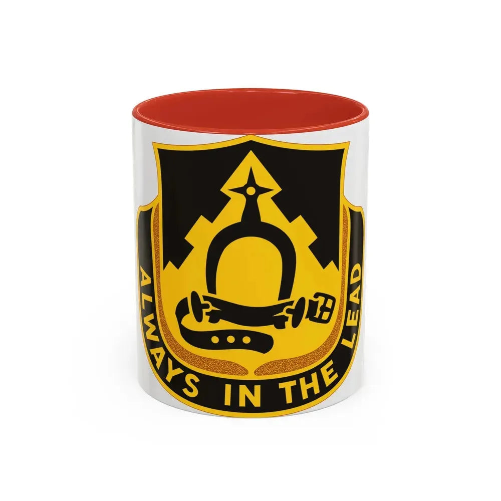 303 Cavalry Regiment WAARNG (U.S. Army) Accent Coffee Mug 11oz Red - Go Mug Yourself
