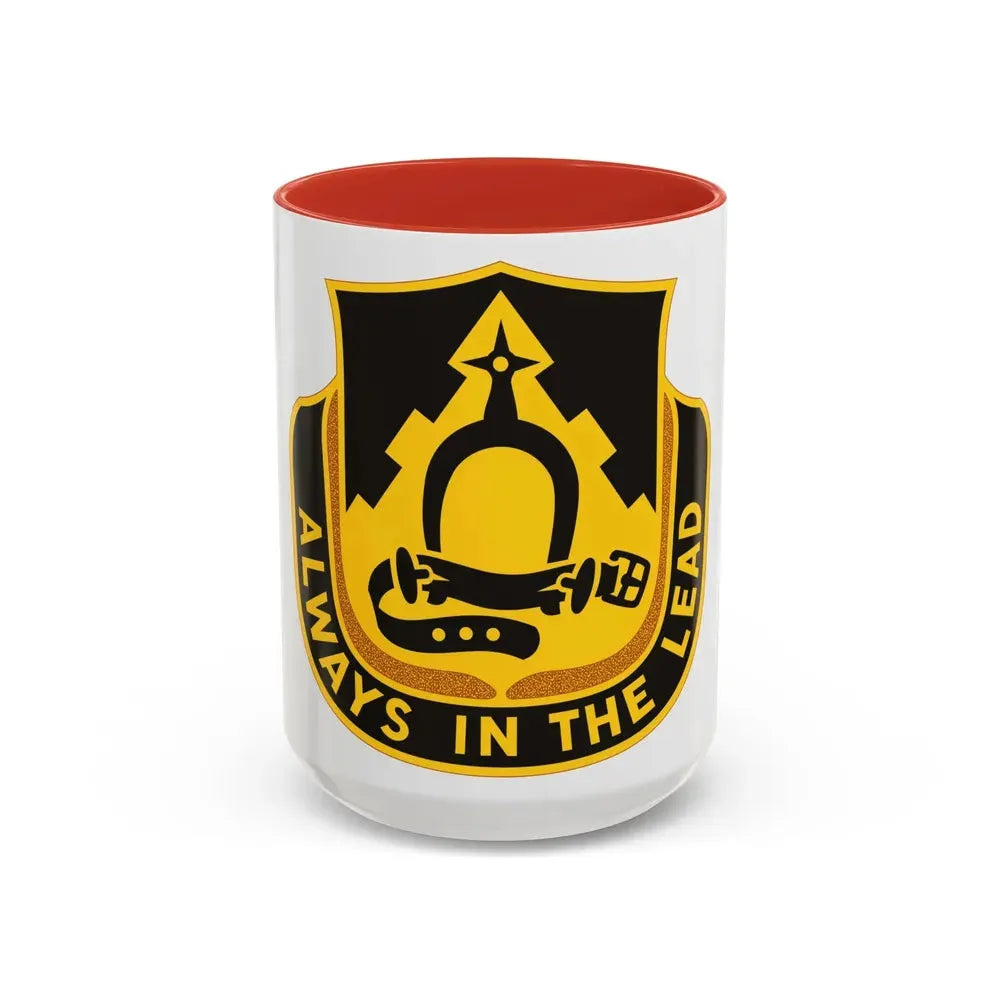 303 Cavalry Regiment WAARNG (U.S. Army) Accent Coffee Mug 15oz Red - Go Mug Yourself