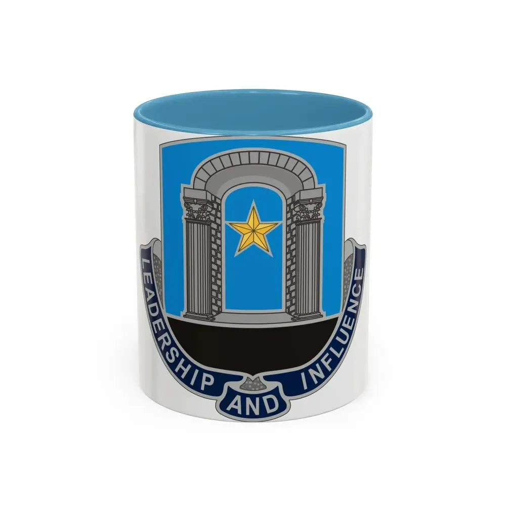 303 Information Operations Battalion (U.S. Army) Accent Coffee Mug 11oz Light Blue - Go Mug Yourself