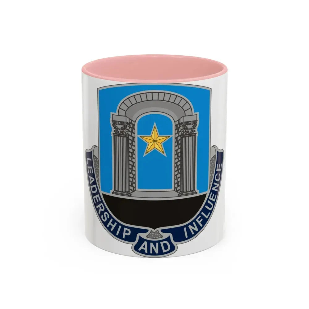 303 Information Operations Battalion (U.S. Army) Accent Coffee Mug 11oz Pink - Go Mug Yourself