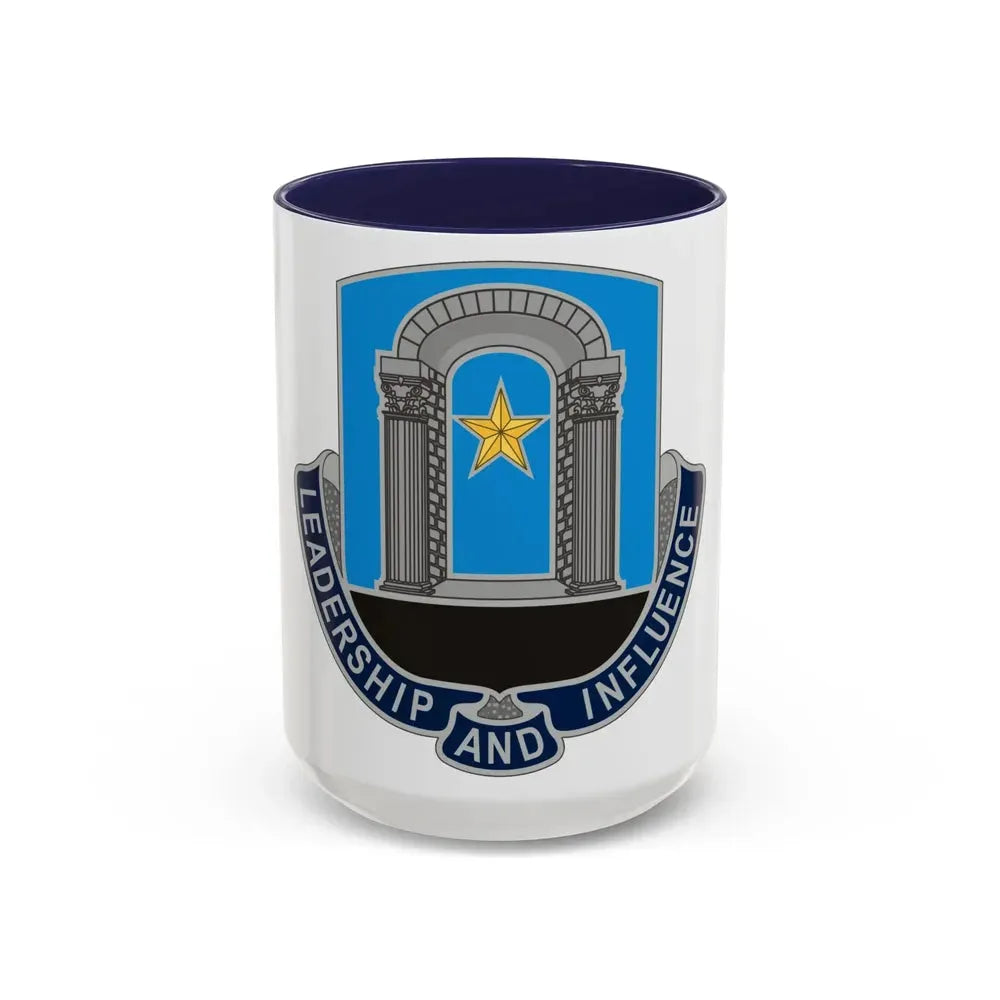 303 Information Operations Battalion (U.S. Army) Accent Coffee Mug 15oz Navy - Go Mug Yourself