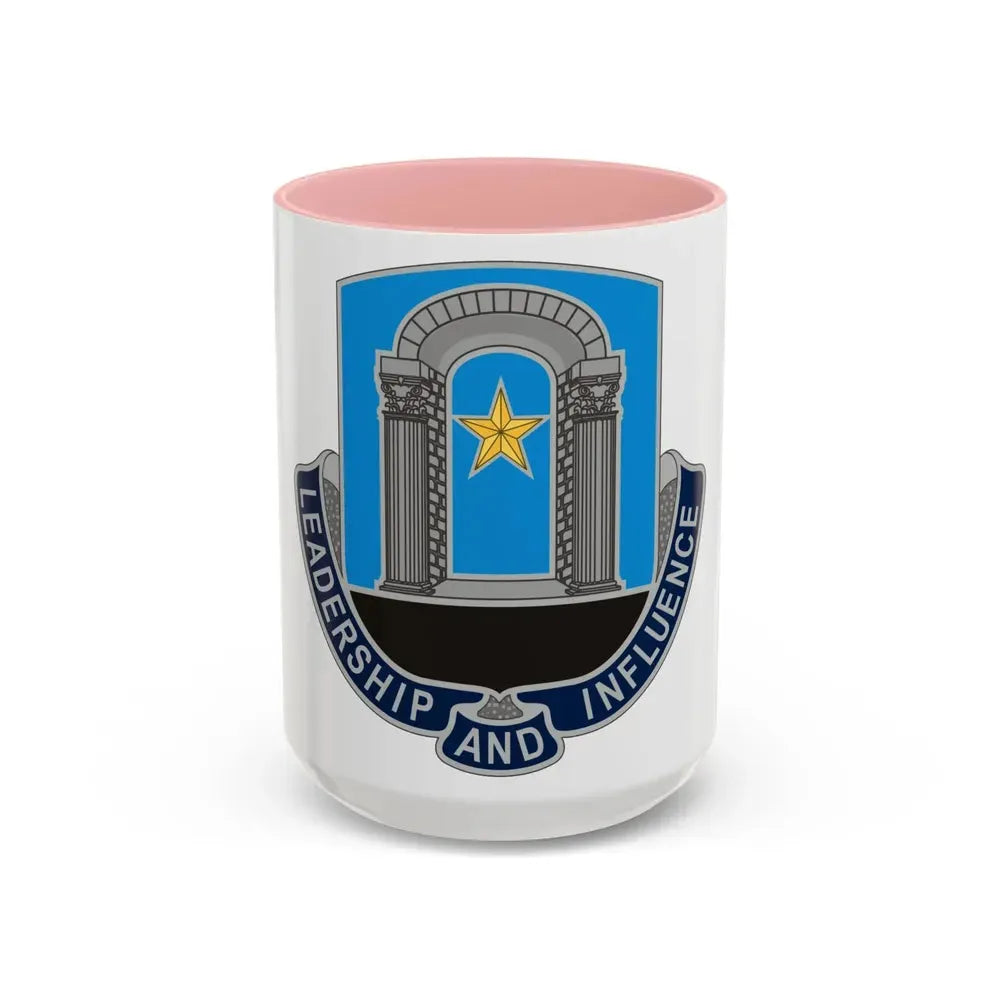 303 Information Operations Battalion (U.S. Army) Accent Coffee Mug 15oz Pink - Go Mug Yourself