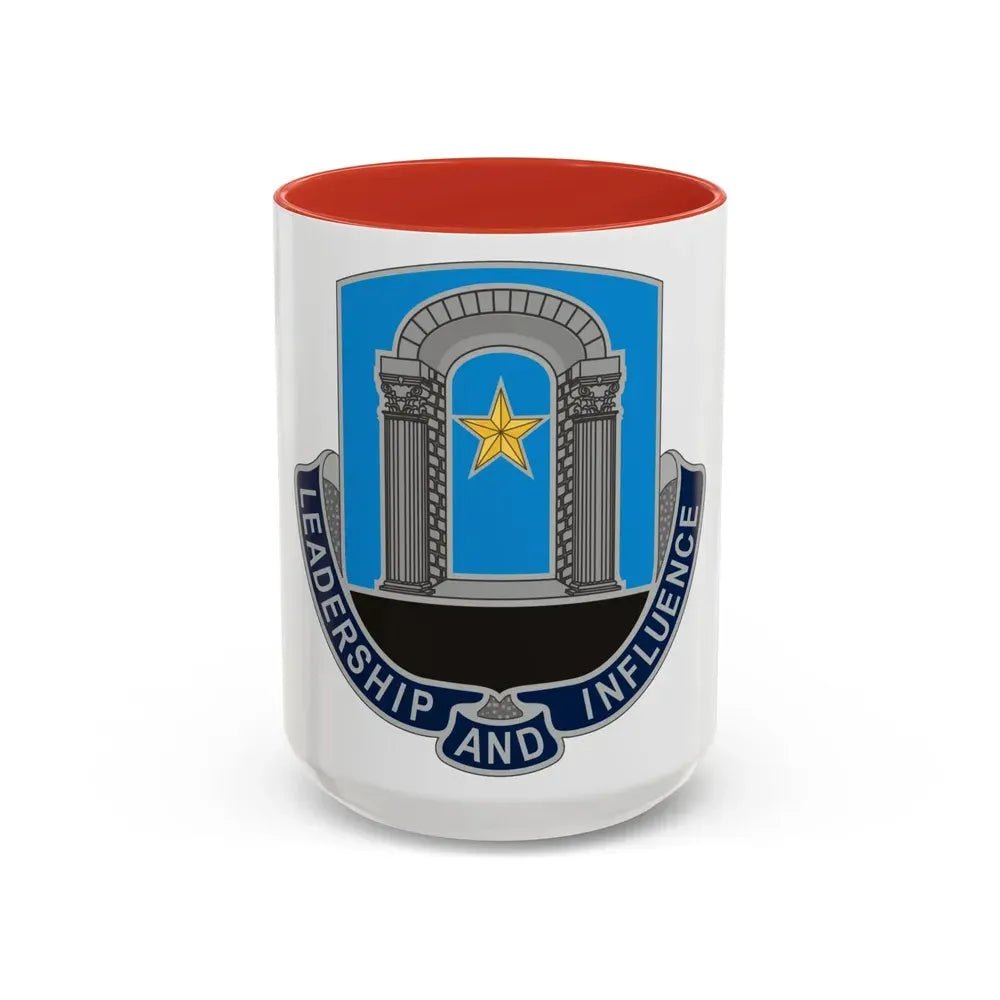 303 Information Operations Battalion (U.S. Army) Accent Coffee Mug 15oz Red - Go Mug Yourself