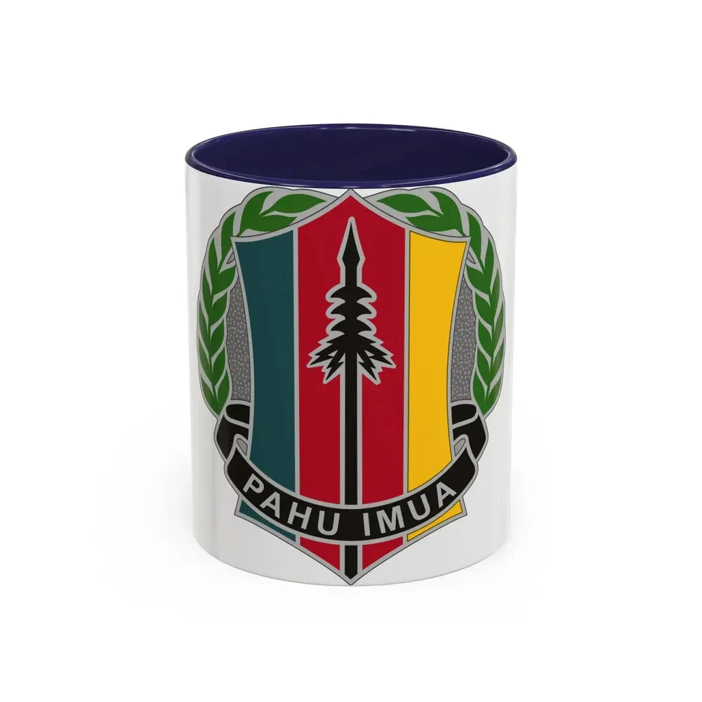 303 Maneuver Enhancement Brigade 2 (U.S. Army) Accent Coffee Mug 11oz Navy - Go Mug Yourself