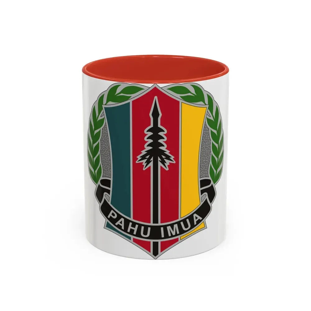 303 Maneuver Enhancement Brigade 2 (U.S. Army) Accent Coffee Mug 11oz Red - Go Mug Yourself