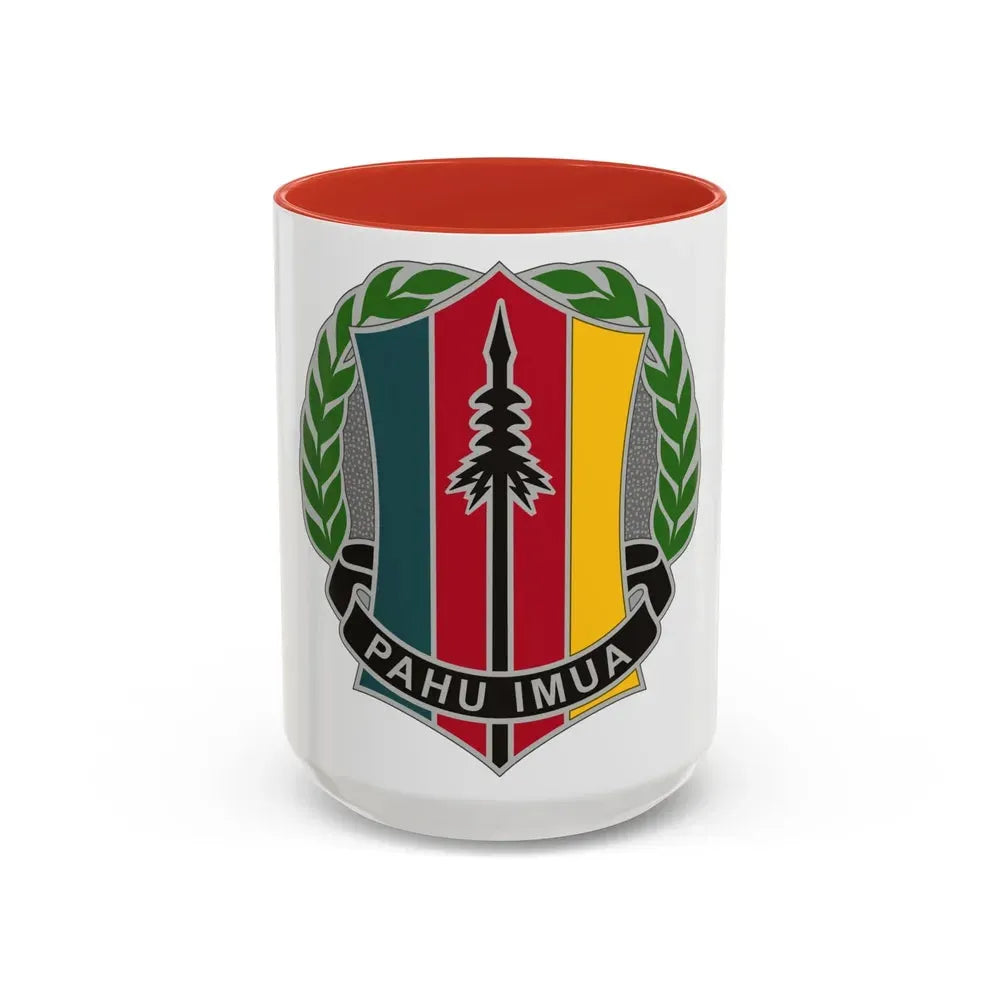 303 Maneuver Enhancement Brigade 2 (U.S. Army) Accent Coffee Mug 15oz Red - Go Mug Yourself