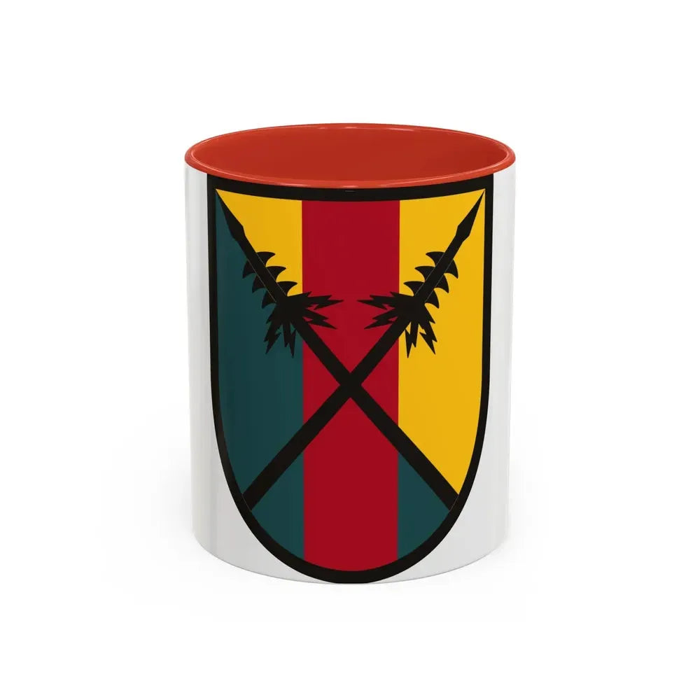 303 Maneuver Enhancement Brigade (U.S. Army) Accent Coffee Mug 11oz Red - Go Mug Yourself