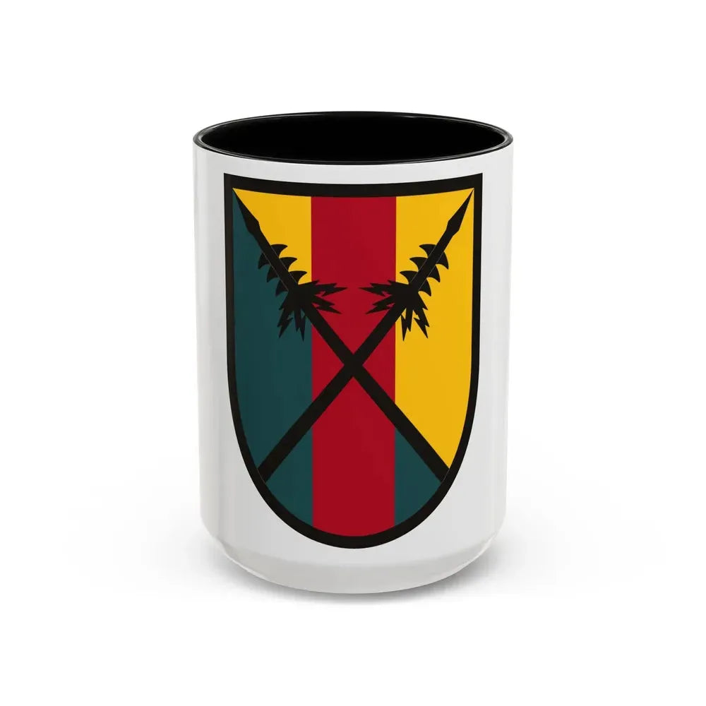 303 Maneuver Enhancement Brigade (U.S. Army) Accent Coffee Mug 15oz Black - Go Mug Yourself