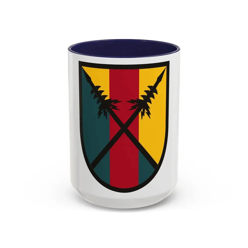 303 Maneuver Enhancement Brigade (U.S. Army) Accent Coffee Mug 15oz Navy - Go Mug Yourself