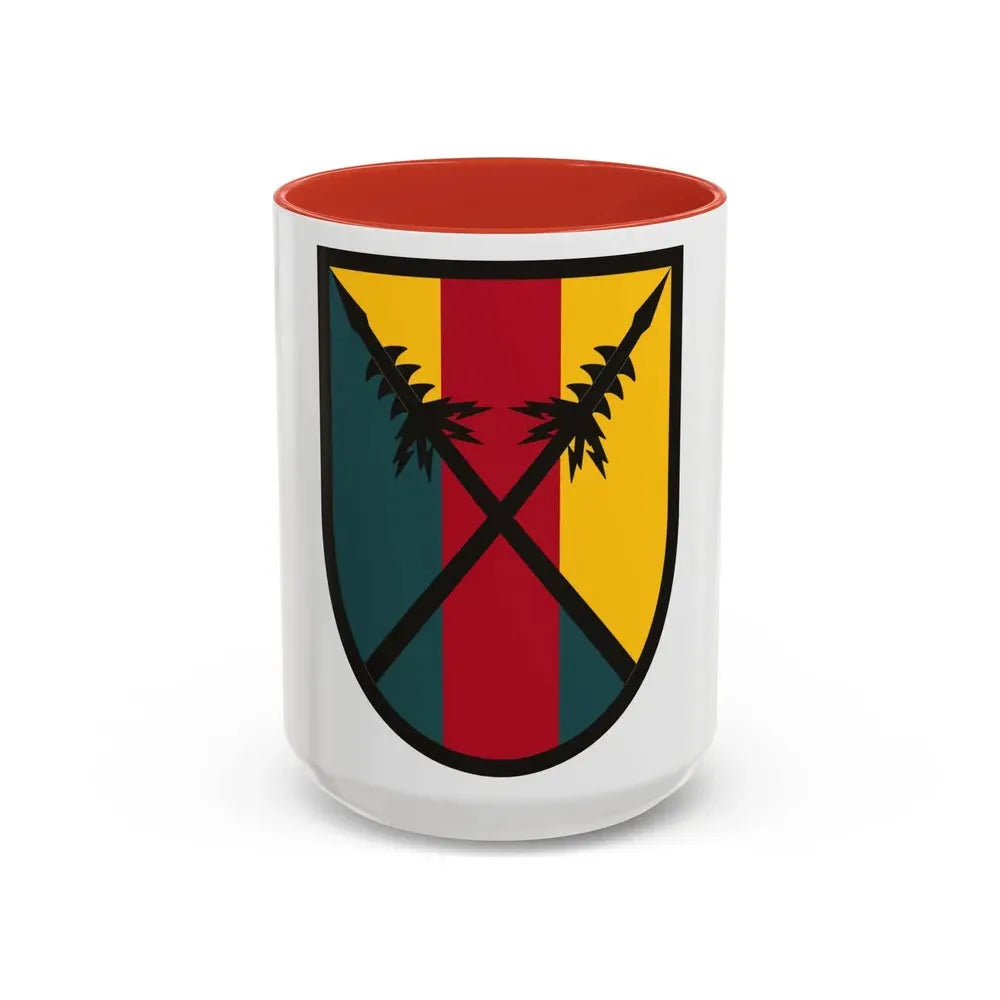 303 Maneuver Enhancement Brigade (U.S. Army) Accent Coffee Mug 15oz Red - Go Mug Yourself