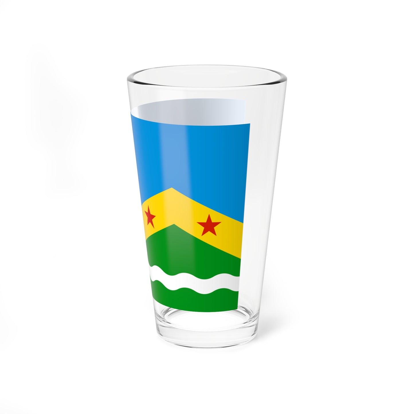 Flag of Marushkinskoe Moscow oblast (Russia) Pint Glass 16oz