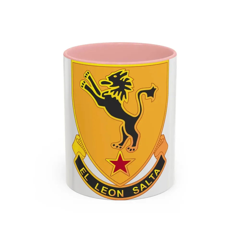 304 Cavalry Regiment (U.S. Army) Accent Coffee Mug 11oz Pink - Go Mug Yourself
