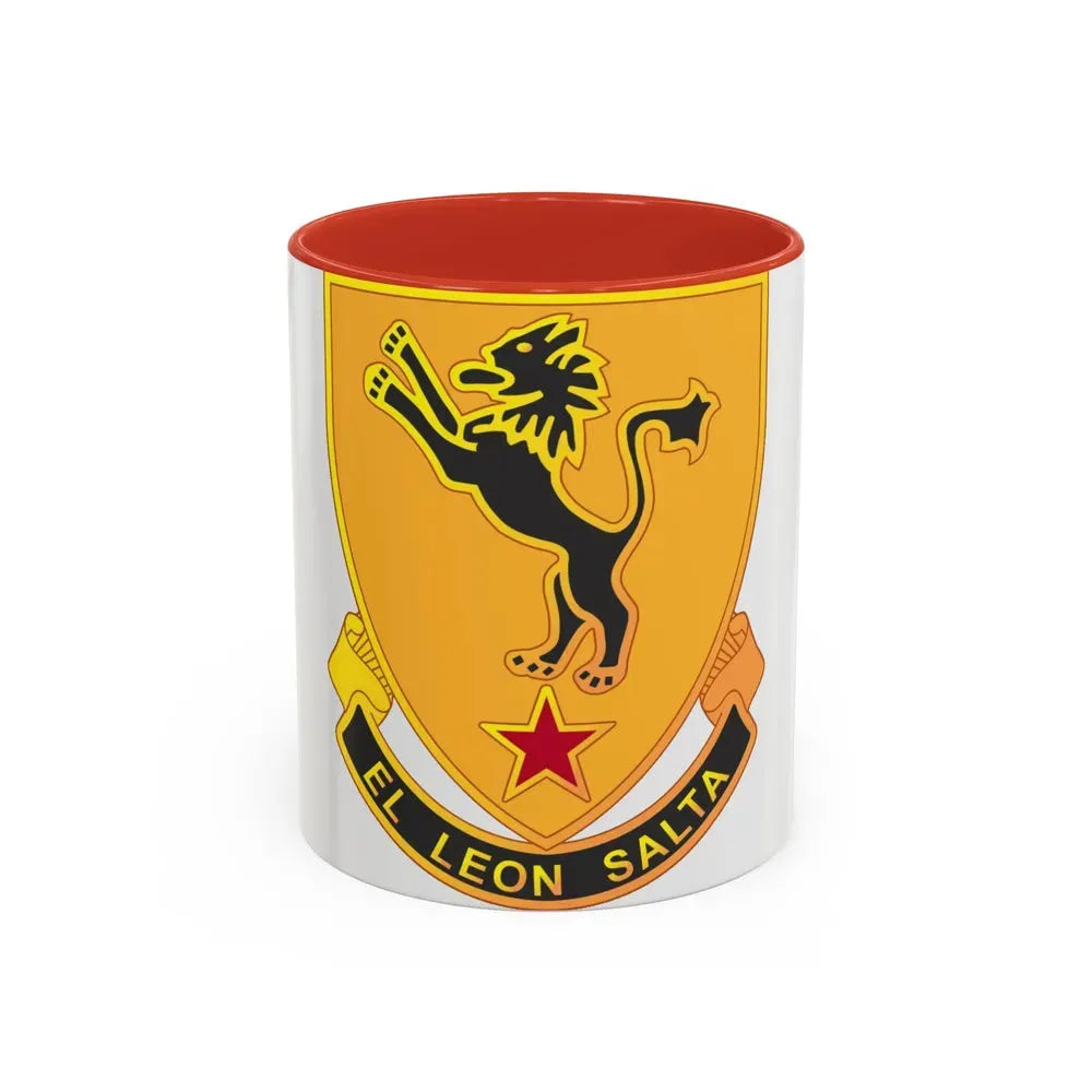 304 Cavalry Regiment (U.S. Army) Accent Coffee Mug 11oz Red - Go Mug Yourself