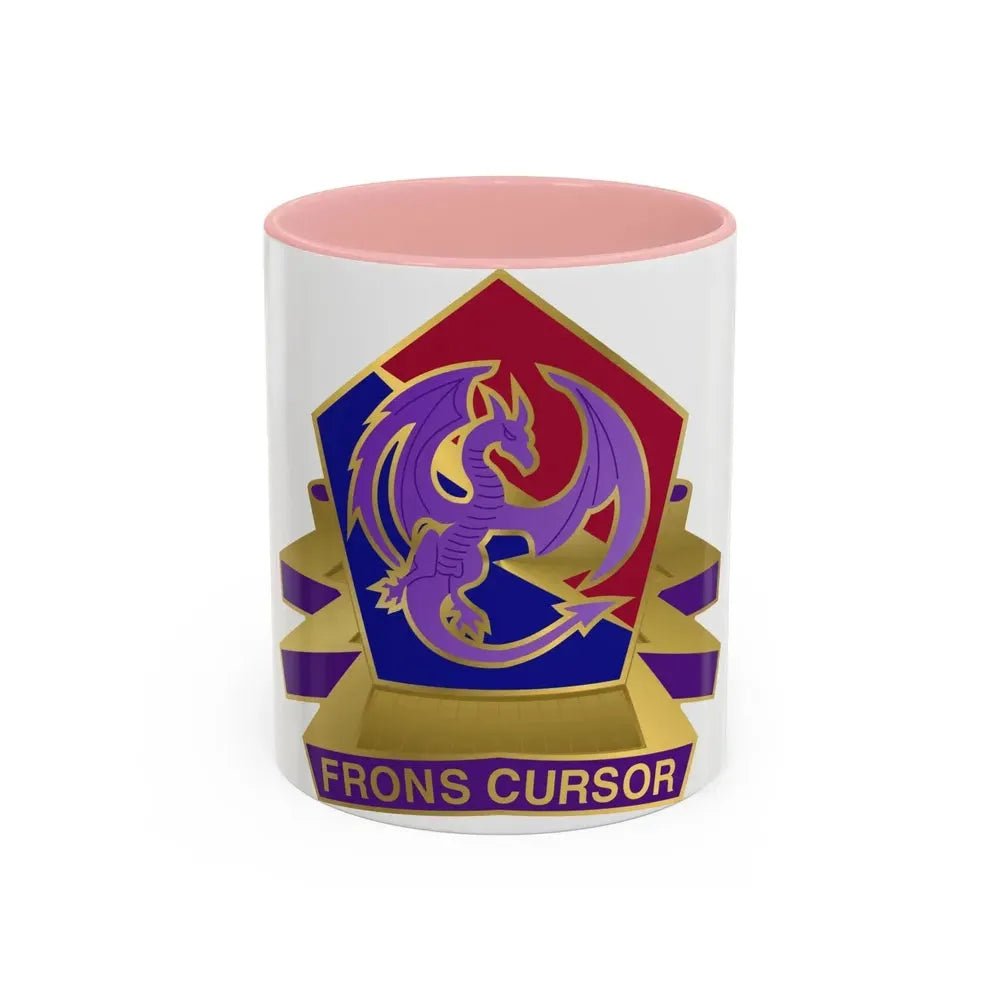 304 Information Operations Battalion (U.S. Army) Accent Coffee Mug 11oz Pink - Go Mug Yourself