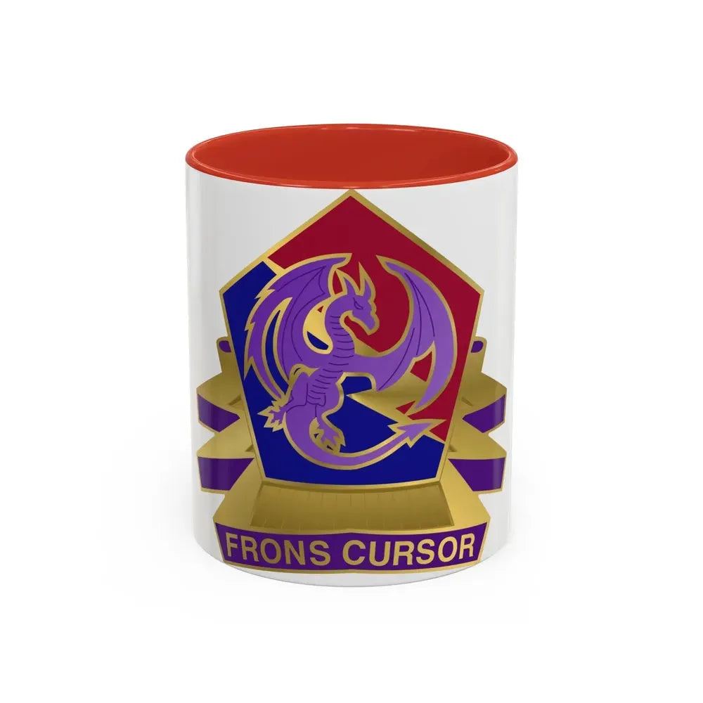 304 Information Operations Battalion (U.S. Army) Accent Coffee Mug 11oz Red - Go Mug Yourself