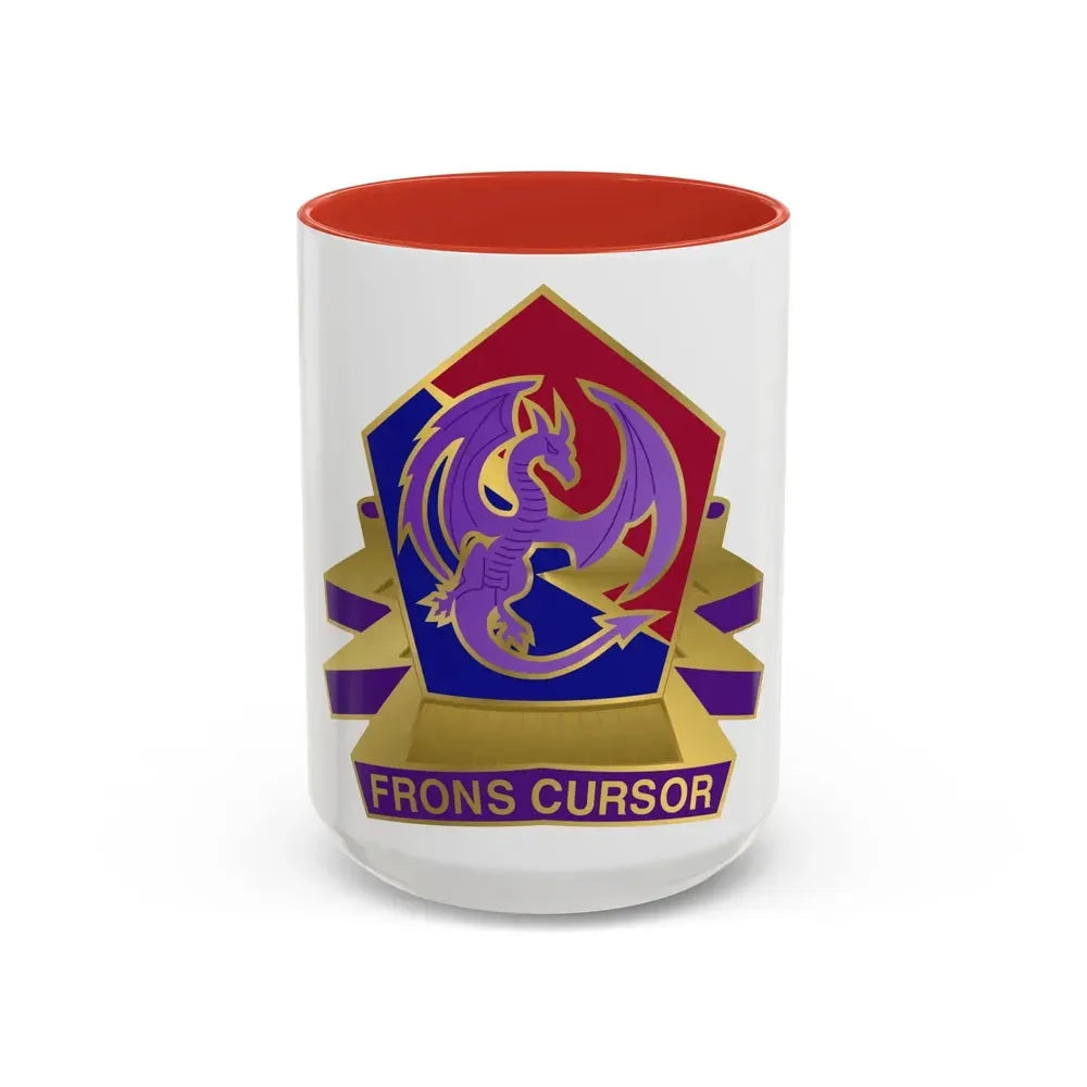 304 Information Operations Battalion (U.S. Army) Accent Coffee Mug 15oz Red - Go Mug Yourself