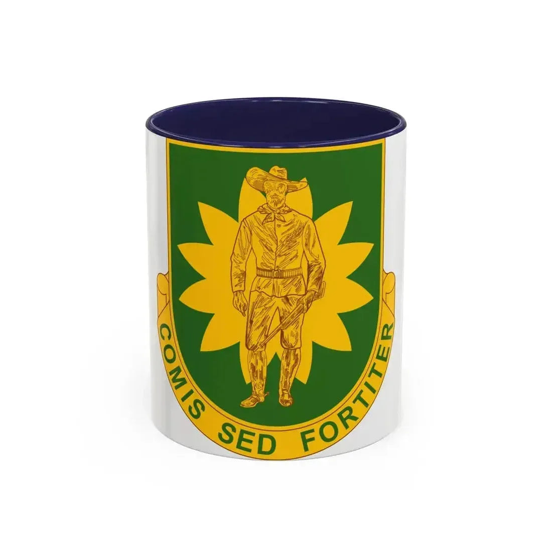 304 Military Police Battalion (U.S. Army) Accent Coffee Mug 11oz Navy - Go Mug Yourself
