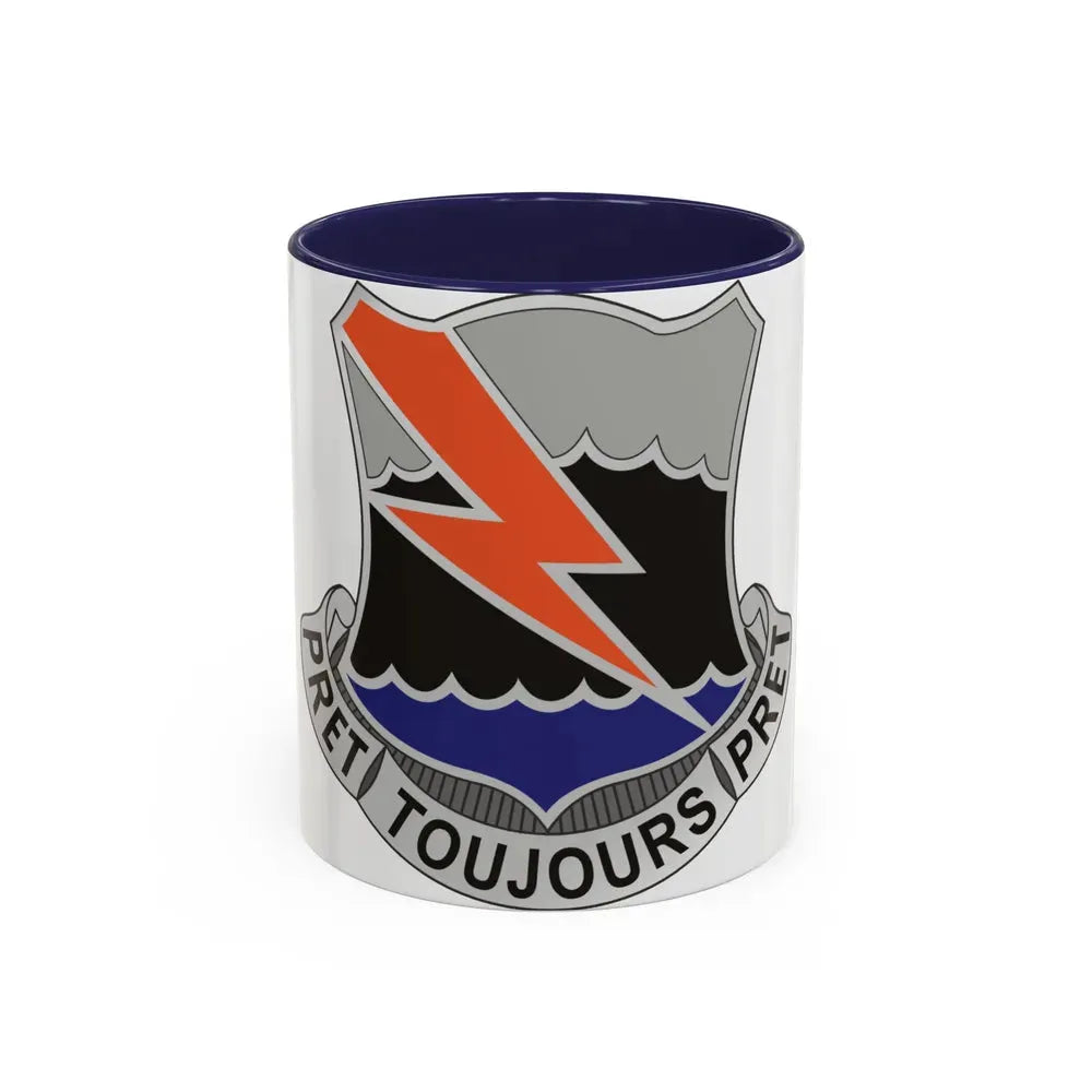 304 Signal Battalion (U.S. Army) Accent Coffee Mug 11oz Navy - Go Mug Yourself