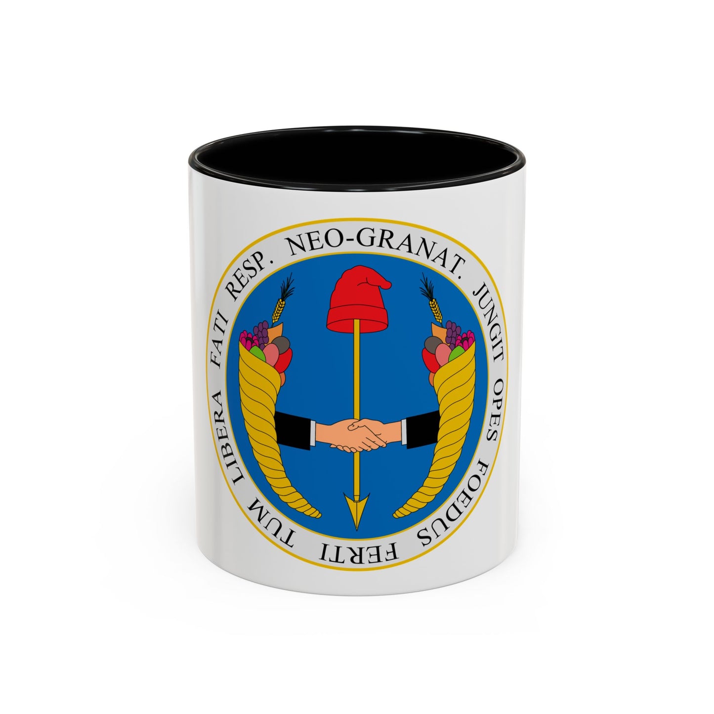 Coat of arms of United Provinces of New Granada - Accent Coffee Mug