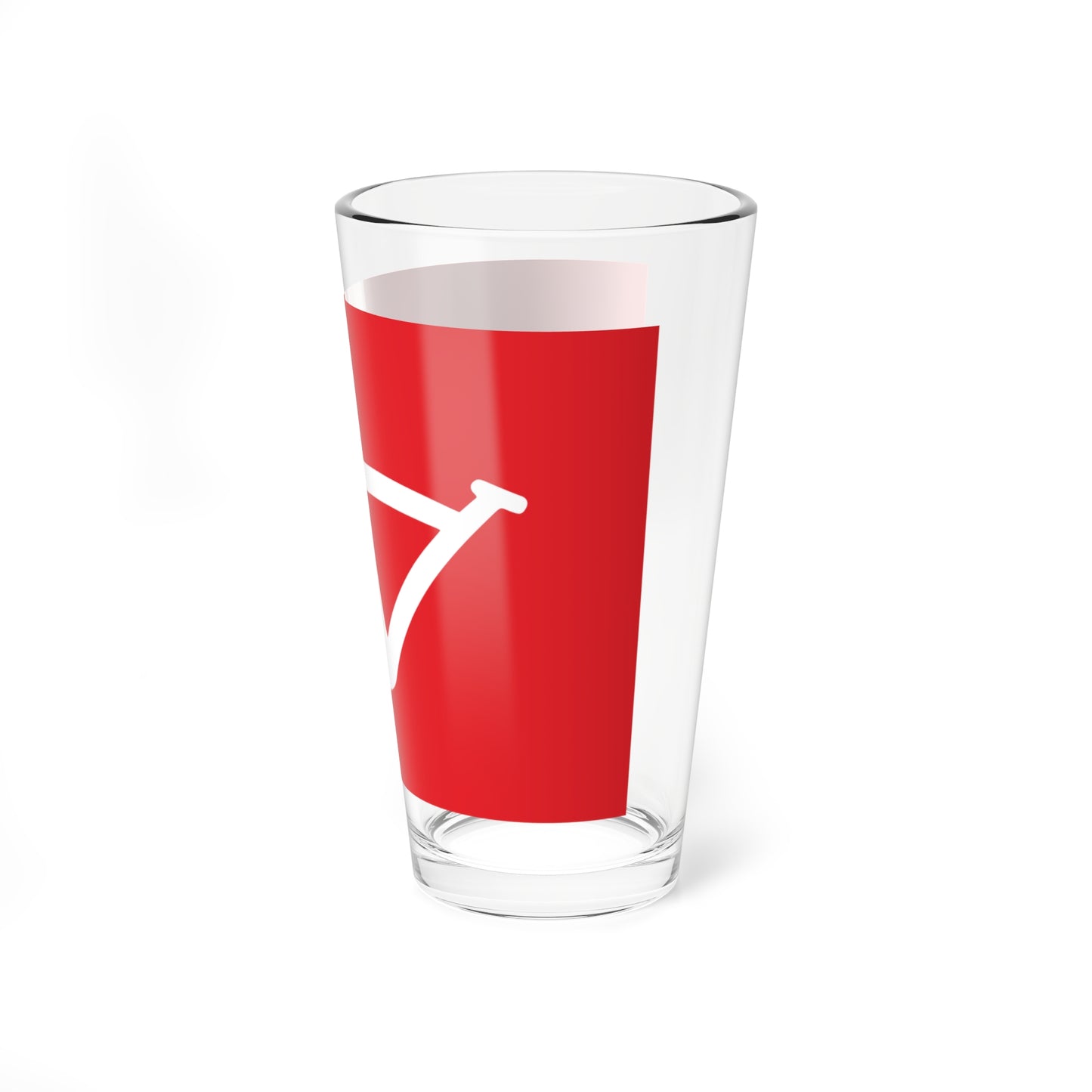 Plough Flag (China) Pint Glass 16oz