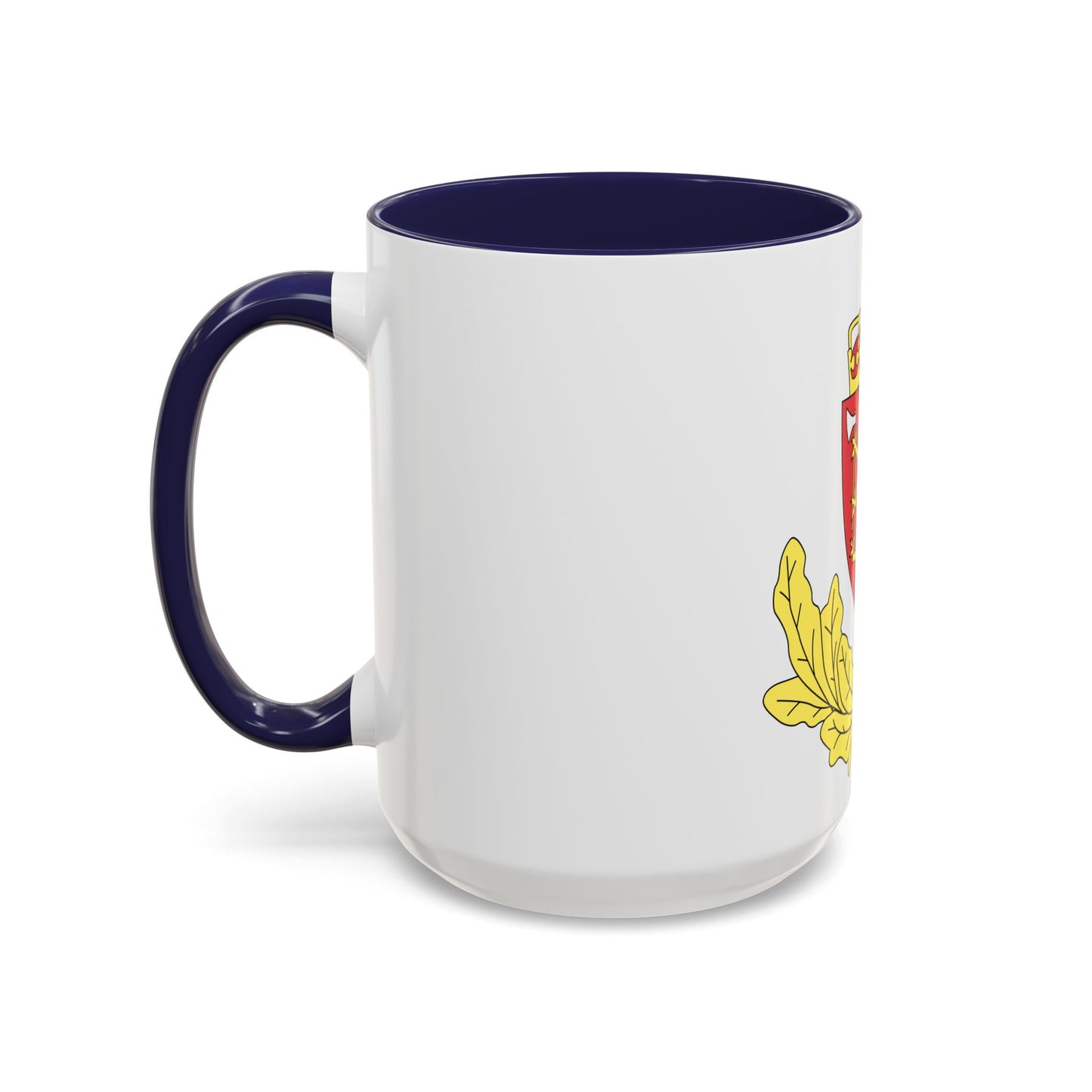 Coat of arms of the Norwegian Border Police - Accent Coffee Mug