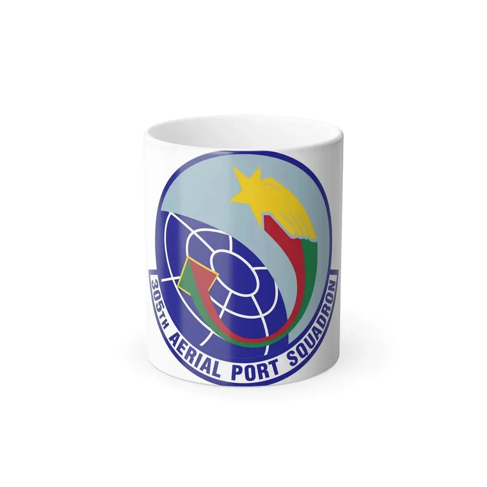 305 Aerial Port Squadron AMC (U.S. Air Force) Color Changing Coffee Mug 11oz - Go Mug Yourself