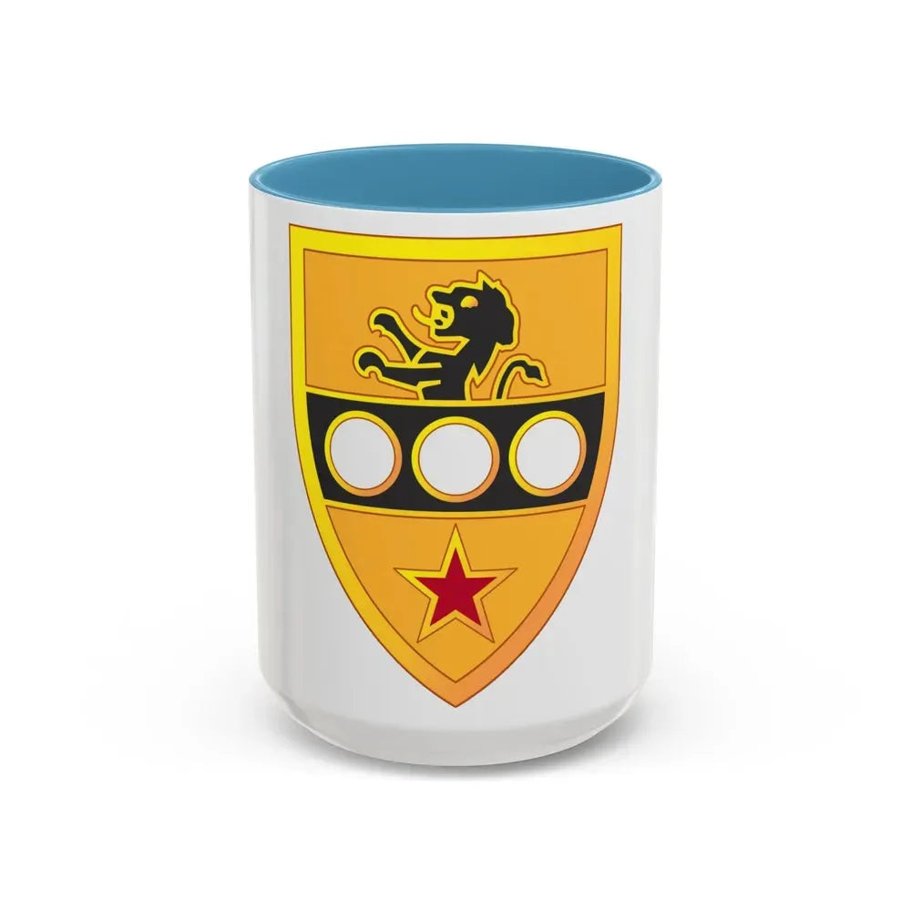 305 Cavalry Regiment (U.S. Army) Accent Coffee Mug 15oz Light Blue - Go Mug Yourself
