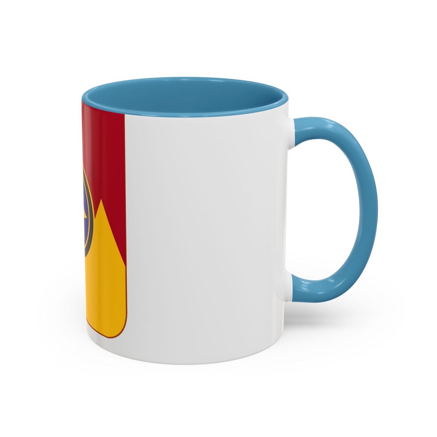 607th Armored Field Artillery Battalion v2 (U.S. Army) Accent Coffee Mug