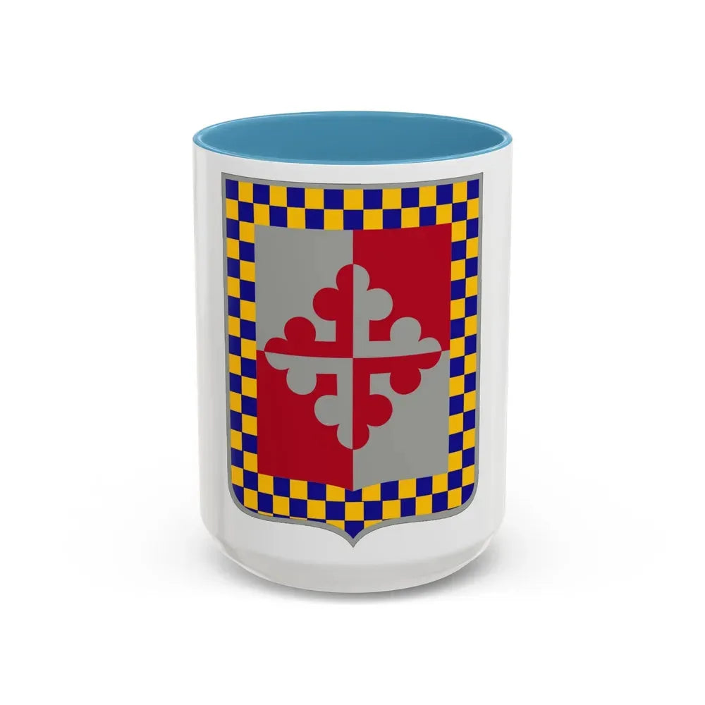 306 Cavalry Regiment (U.S. Army) Accent Coffee Mug 15oz Light Blue - Go Mug Yourself