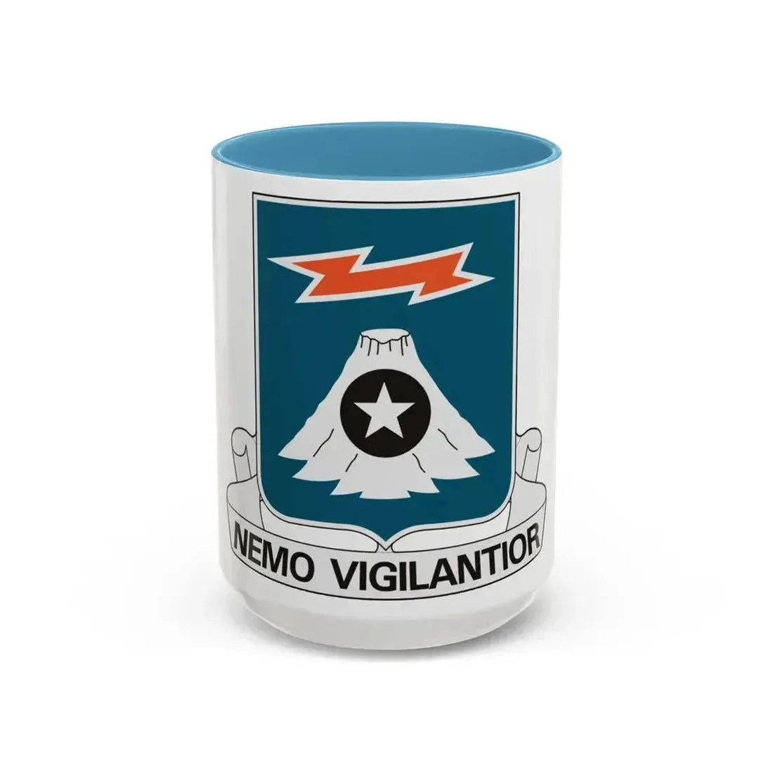 306 Military Intelligence Battalion (U.S. Army) Accent Coffee Mug 15oz Light Blue - Go Mug Yourself